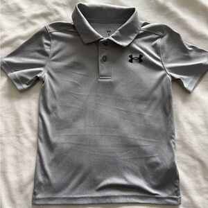 Under Armour Kids Polo in Classic Gray